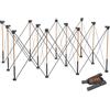 BORA Centipede CT12 - Cavalletto da lavoro pieghevole portatile alto 91,4 cm, con cinghia per il trasporto, banco da lavoro pieghevole, cavalletto da tavolo da costruzione, 1,2 x 1,8 m, 12 puntoni