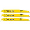SabreCut 3 x SabreCut SCRS1110DF_3 225mm 6 TPI S1110DF Lame per sega universale per taglio rapido di legno e metallo compatibili con Bosch Dewalt Makita e molti altri