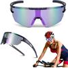 Fentar Occhiali Ciclismo, Occhiali Polarizzati Uomo Donne, Occhiali Running Uomo Protezione UV400 con Comodo Cuscinetto Nasale, Occhiali MTB Uomo, Occhiali Sportivi Ultraleggeri per Pesca Escursioni