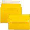 FarbenFroh by GUSTAV NEUSER 25x buste giallo miele formato DIN C6 11,4 x 16,2 cm - Adesive - Buste senza finestra - Natale, biglietti d'auguri e inviti - Per carta A6 e A4