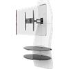 MELICONI GHOST DESIGN 2500 BIANCO OPACO ROTATION PARETE ATTREZZATA