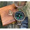 Soldatini Bussola Pollice Militare Vintage Ottone WW2 1940 Navigazione Second...