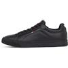 Tommy Hilfiger Uomo Sneakers Court Icon Flag Essential in Pelle, Blu (Desert Sky), 45