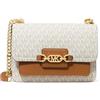 Michael Kors borsa a spalla Heather Large, Vanilla/Acorn