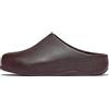 Fitflop Zoccoli da Donna in Pelle Martellata Shuv, Cioccolato, 42 EU