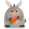 Legami - Peluche Plush Super Soft!, Tema Donkey, Formato Mini, con Carta d'Identità personalizzabile, Sta in Piedi da Solo, 14x15x12 cm