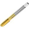 QUARKZMAN M8 x 1.25 Maschi per Filettare Metrica H2, 120mm Extra Lungo Rivestimento Titanio M35 Acciaio ad Alta Velocità Flauto Dritto Fresatrice Filettatura Maschiatrice Riparazione