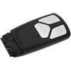 YINETTECH Guscio per chiave telecomando a 3 pulsanti compatibile con Audi TT A4 A5 Q7 SQ7 RS TTS Guscio chiave telecomando con supporto batteria auto Fob Key Case Ricambio