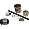 DR TOOLS Estrattore boccola asse posteriore, cuscinetto, estrattore montaggio/smontaggio, cuscinetti in gomma metallici, set di attrezzi per morsetto, cuscinetto silenzioso