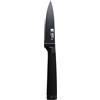 BERGNER Black Blade | Coltello da Cucina Pelapatate | Lama in Acciaio Inox di 8,7 cm | Manico Ergonomico con Foro | Utensili da Cucina | Rivestimento Antiaderente | Pulizia Facile