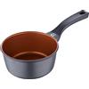 San Ignacio - Casseruola Antiaderente - Pentola senza Coperchio - 16 cm- Ottimale per Induzione - Fusione di alluminio - Manico Lungo - 1,3 L - Grigio - Bronze Colletion