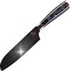 MasterPRO Tetsu | Coltello da Cucina Giapponese Mini Santoku di 12,5 cm | Perfetto per Tagliare con Precisione | Cucina Professionale | Rinforzato, Equilibrato e con Rivestimento in Titanio