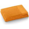 AmeliaHome Telo doccia 70 x 140 cm, arancione, 100% cotone, qualità assorbente, Amari