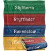 LOGOVISION HARRY POTTER Coperta super morbida al tatto DONI DELLA MORTE, PARTE 2, 152 x 127 cm