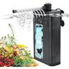 Weipro Filtro Acquario Interno con Lampada UV 5W, Pompa Sommergibile a Flusso d'Acqua Regolabile 700L/H, Adatto per Acquari con 120L ~ 180L Acqua Dolce o 70L ~ 100L Acqua Salata, TU-700(700L/H)