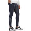 Muscle Alive Uomo Palestra Bodybuilding Compressione Gambale Collant Allenarsi Fitness Pantaloni Livello Base Freddo Secco Grigio Scuro S