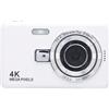 Yctze Camera Digitale Compatta, Fotocamera Digitale 4K da 50 MP, Zoom 16x, Schermo IPS da 2,4 Pollici, Anti -shake, Selfie, Compatto Fotografia Facile con la Famiglia, (Nessuna scheda