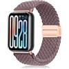 PaceBid Nylon Cinturino per Xiaomi Smart Band 9 Pro/8Pro/10 Pro/Redmi Watch 6/5/4, Intrecciato Nylon Magnetico Elastico Bracciali Cinturini di Ricambio per Xiaomi Mi band 8 Pro/9Pro/10 Pro - Viola