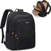 GOLF SUPAGS Grande Capacità Zaino per PC Portatile da 15.6 Pollici, Zaino da Viaggio Multifunzionale da Donna, Zaino per Lavoro Scuola (Nero)