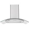 Continental Edison Cappuccio decorativo di Edison Continental - L60 cm - vetro in acciaio inossidabile