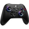 ECHTPower Controller per Switch, 2024 Controller Wireless con LED Joystick per Switch/PC/Android/iOS, Switch PRO Controller con Hall Trigger, Turbo, Vibrazione, Pulsante Programmabile, 6-Axis Gyro