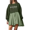 Cocila Abiti Estivi Donna Seta Vestiti Donna con Volant Vestito San Valentino Donna Abito Elegante Donna Floreale Abito Spiaggia Donna Cotone Abito Lungo Estivo Bianco (AG, XXL)