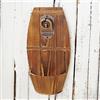Arola Apribottiglie a barile di birra da parete, in legno, stile vintage, senza traccia, con raccoglitore di tappi, regalo per uomini e amanti della birra, da utilizzare come decorazione da bar.