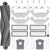 Heykewi 18 Kit di accessori per Dreame D10 Plus Gen 2 Aspirapolvere Robot, 1 Spazzola principale, 6 Spazzole laterali, 4 Panni mop, 4 Filtri, 2 Sacchetti per la Polvere, 1 Spazzola per la Pulizia