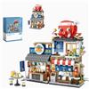 Pasyru Kit di Costruzione per Edificio in Miniatura, Giapponese Street View Serie Casa Mattoni Costruzione, 722 Parti, Tutti, Tutti, Unisex