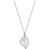 HeyMeili Collana di perla barocca d'acqua dolce in argento 925 per donna gioielli ciondolo collane regalo