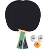 Donic-schildkroet Set 2 racchette ping pong serie appelgren 400