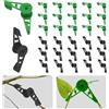 PPGGOPP Clip Piegatrici per Piante 30 Pezzi Clip per piegatrici per piante Clip per Piante Piegatori per Piante a 360 Gradi Clip Sostegno Pomodori per Piegare Le Piante e Cambiare la Direzione (nero verde)