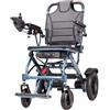 ByteTecpeak La sedia a rotelle elettrica pieghevole ByteTecpeak D04, dotata di una batteria al litio rimovibile da 10 Ah, un motore da 500 W, con un'autonomia di 20 km e una capacità di carico massima di 150 kg