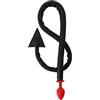 AMAZBEE Plug Anale in Silicone con Coda del Diavolo 109 cm Extra Lungo Masturbatore BDSM Giocattoli Sessuali Adulti Frusta Cosplay Accessori Bondage Donne Dildo (Black)