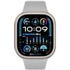 AMAZTECH Orologio intelligente HK9 Ultra 2 Smartwatch AMOLED 2.02 49mm Waterprof IP68 Chiamate Bluetooth Chat GPT Orologio Fitness per Android iOS Ideale per uomo e donna (Silicone Bianco)