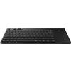 Rapoo - Tastiera wireless K2800 con touchpad, layout italiano, nero