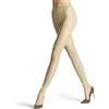 FALKE Paradise Net W Le Trasparenti Velati Fantasia, Leggings Donna, Verde Lemon 7498, M-L