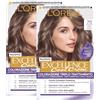L'OREAL PARIS L'Oréal Paris Excellence Cool Creme Tinta Capelli Permanente Colorazione Triplo Trattamento Tecnologia Viola Anti-Giallo Crema Colorante Protettiva 7.11 Biondo Ultra Freddo - 2 Confezioni