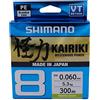 SHIMANO Line Kairiki 8 300m 0.13mm 8.2kg M Green