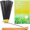 Dr.JIEER Set regalo per bastoncini di incenso, 160 bastoncini in totale, citronella + porta incenso (160)