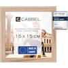 CABBEL Cornice 15x15 cm - Naturale - Confezione da 1 | Cornice di alta qualità per decorazione da parete e da tavolo | Moderna, sostenibile e versatile - Perfetta per foto e opere d'arte