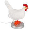 BTFO Lampada da Tavolo a Forma di Animale, Realistica Lampada a Uovo a LED 3D Luce Notturna per Deporre Uova di Gallina con USB Lampada da Tavolo per Casa Camera da Letto Soggiorno Bambini Regalo