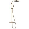 hansgrohe Pulsify S Puro colonna doccia con termostatico, 24222140, Pulsify S Puro bronzo spazzolato [Rubinetteria Bagno > Colonne Doccia]
