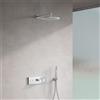 Fortis Blocco square sistema doccia con termostatico incluso corpo incasso, soffione doccia e set doccetta, 50712THPC#SET1, Blocco cromo [Rubinetteria Bagno > Sistemi Doccia da Incasso]