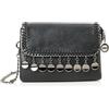 faina Borsa a Mano, Pochette Donna, Nero, Einheitsgröße