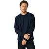 Comeor Felpa da uomo senza cappuccio Pullover Felpe (Blu Scuro L), Blu scuro, L