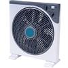 BAKAJI Ventilatore Da Terra Box Fan 45W Pala 30 cm con Timer 3 Velocita Griglia rotante 5 Pale