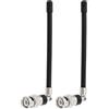 ECSiNG 2 pezzi Parte di ricambio per antenna a 1/4 d'onda UHF 400-900 MHz Antenna microfonica compatibile con Shure SLX BLX U4S U4D UR e altro 5 DBi