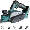 ConBlom Pialla a batteria compatibile con batteria Makita da 18 V (82 mm, senza batteria/senza caricatore), 20.000 giri/min, pialla elettrica per la lavorazione del legno, blu