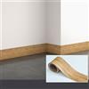 Lifuncren 10 cm x 10 m Bordi Adesivi per Pareti, Impermeabile Rimovibile Bordo Adesivo per Mobili, Adesivo Effetto Legno Greca Adesiva per Parete Carta da Parati per Porte Pavimento (Teak giallo)